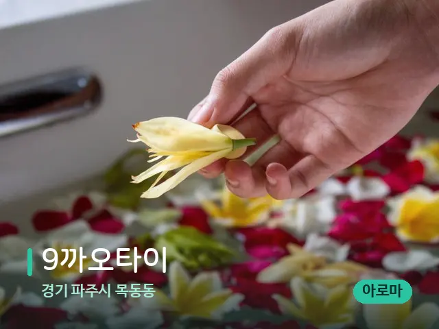 경기 파주시 목동동 9까오타이 — 아로마 오일을 쓰는 관리 장면